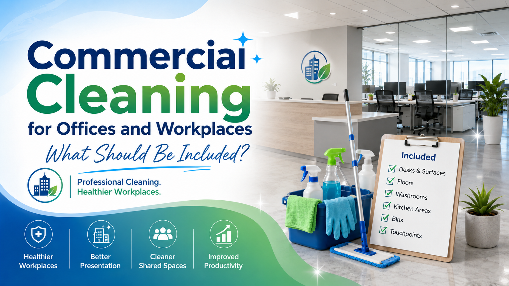 Commercial Cleaning for Offices and Workplaces: What Should Be Included? 